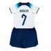 England Jack Grealish #7 Replika Babykläder Hemma matchkläder barn VM 2022 Korta ärmar (+ Korta byxor)